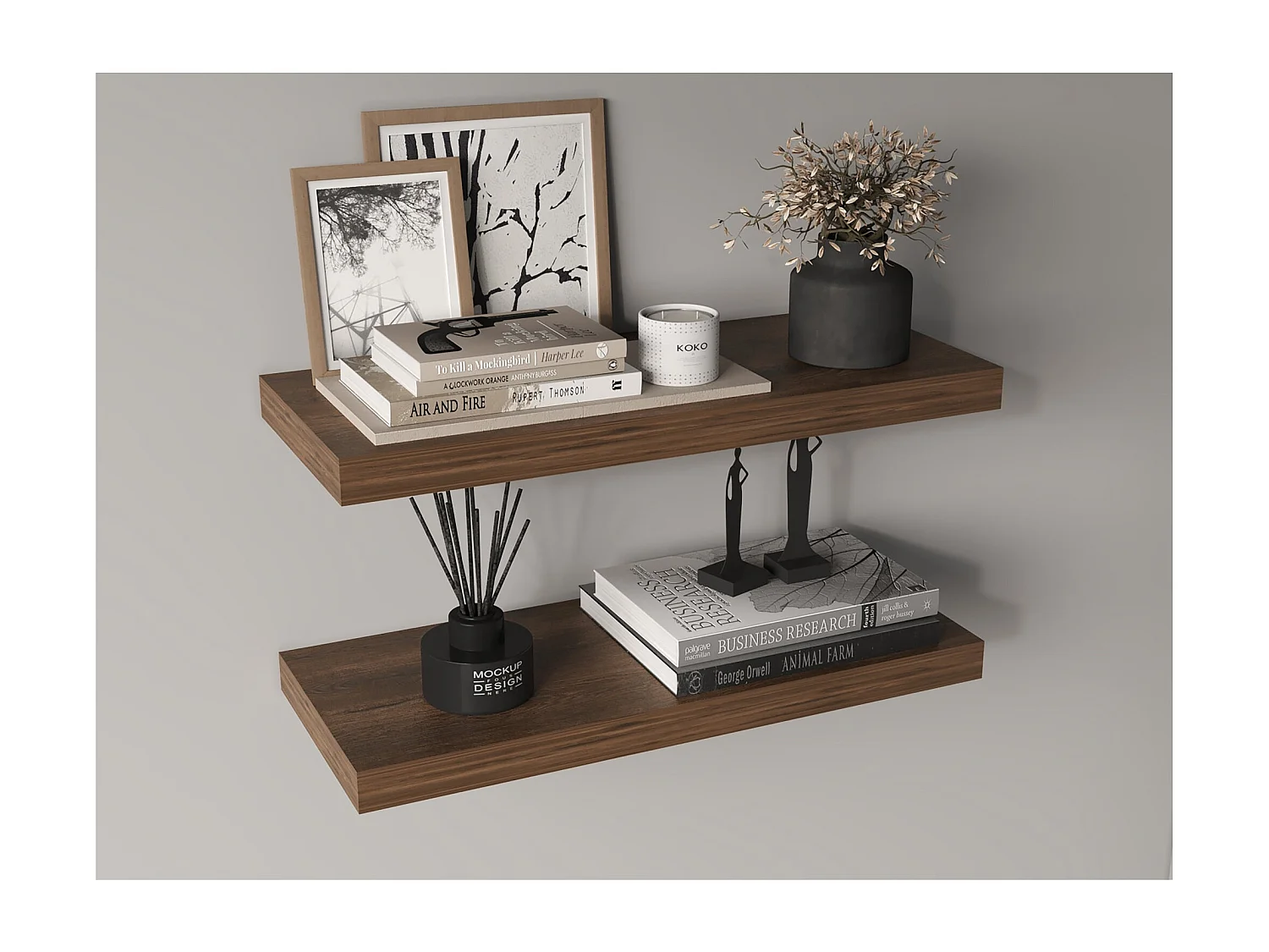 Prateleira flutuante 80 x 25 (x2) Bellota