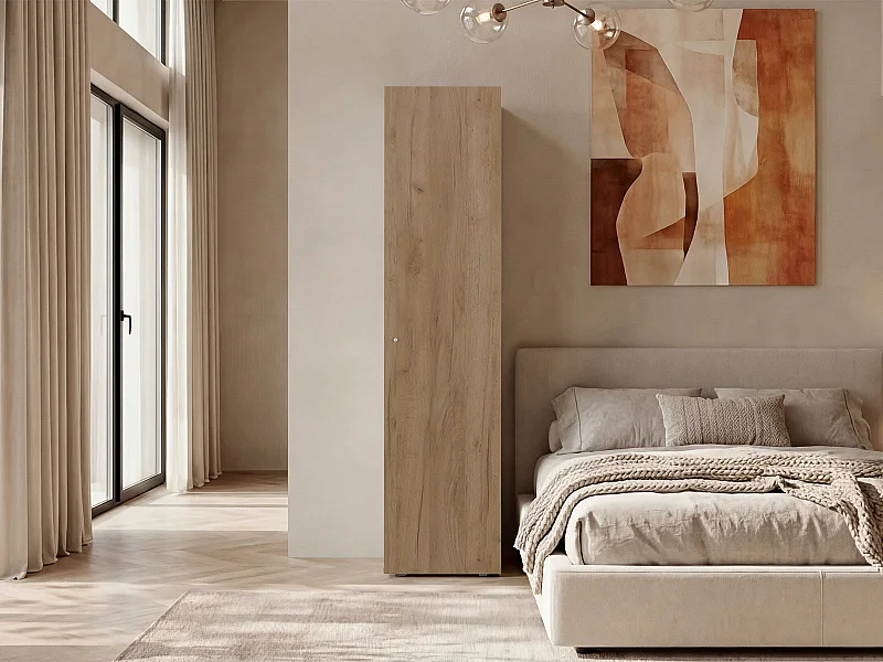 ARMÁRIO HOME DREAMS M4 - 1 PORTA (CARVALHO NATURAL)