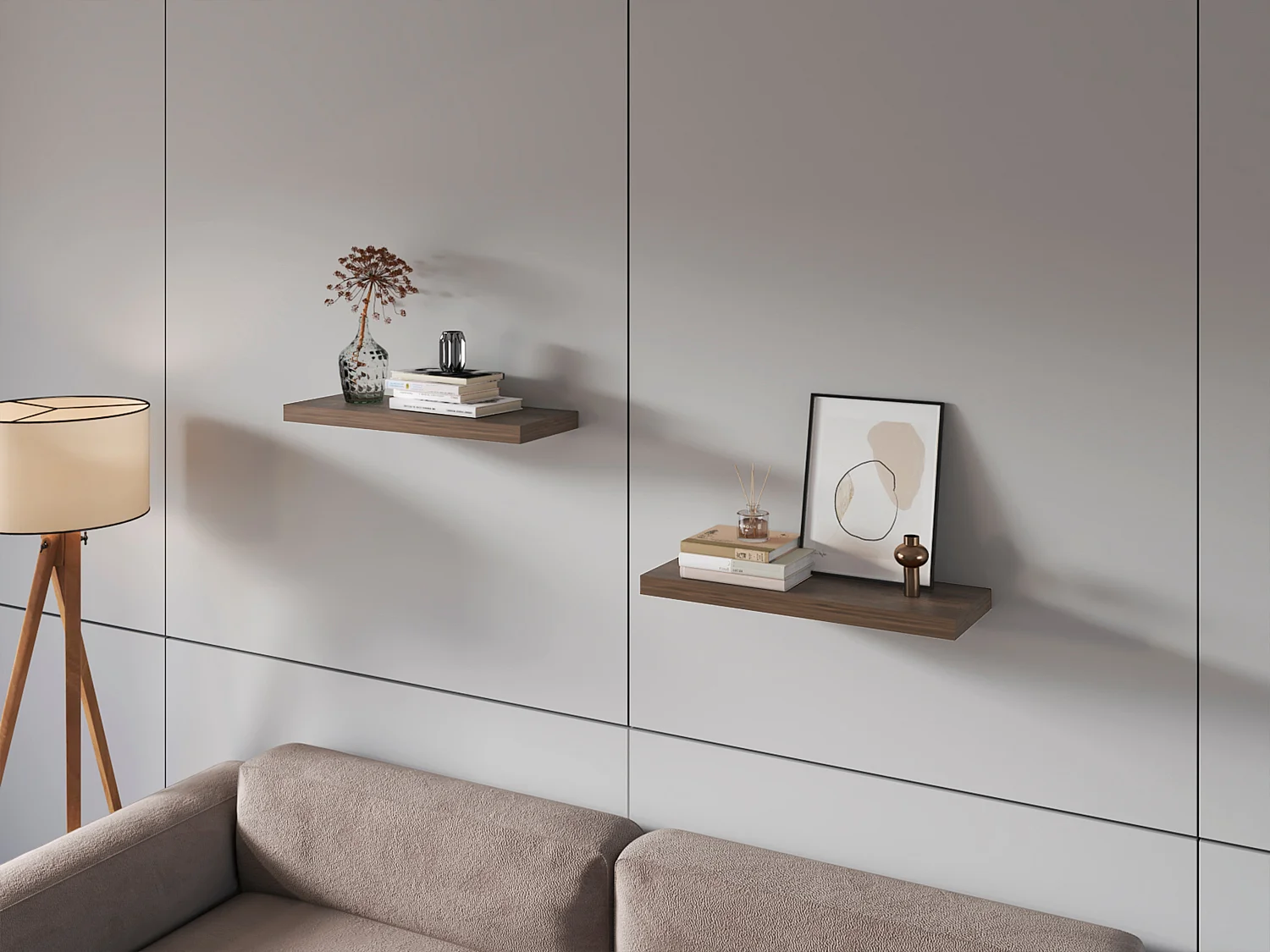 Meuble bar d'angle Lyman, wengué