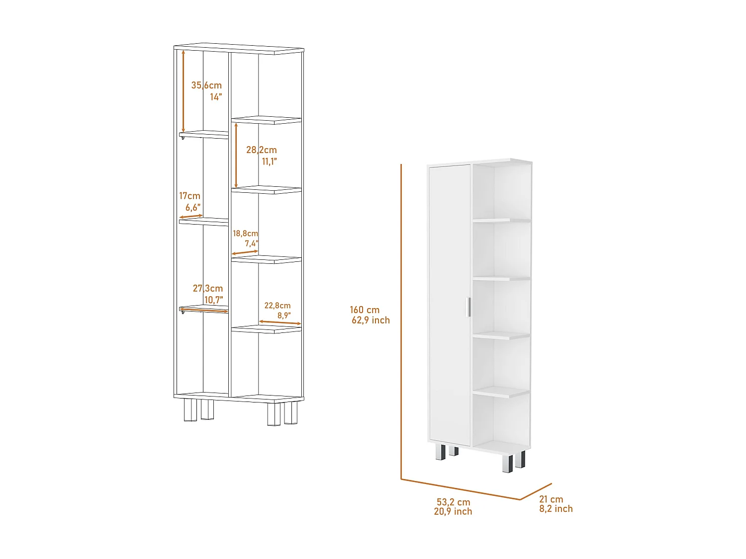 CROVIE LINEN CABINET