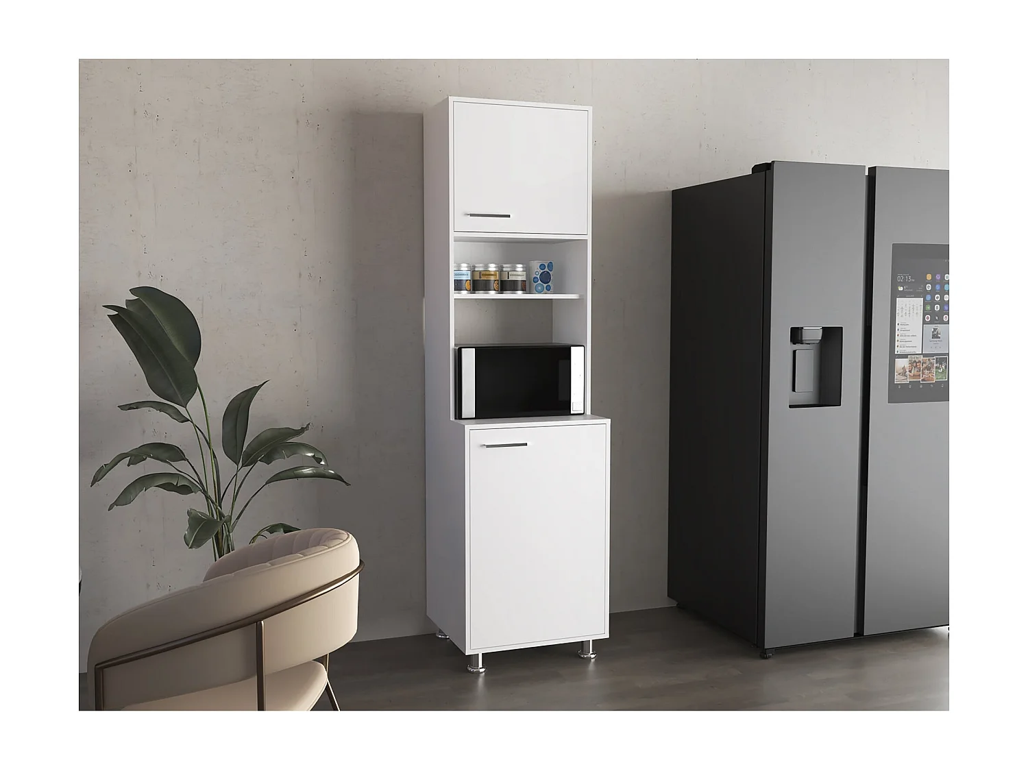 Dispensa da cucina Antares, bianco