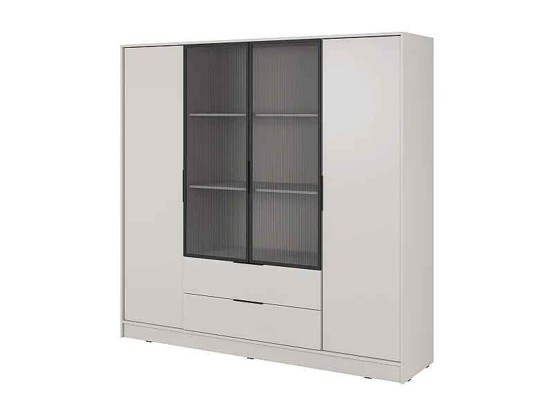 Kleiderschrank, Kaschmir, 206 x 200 x 51 cm