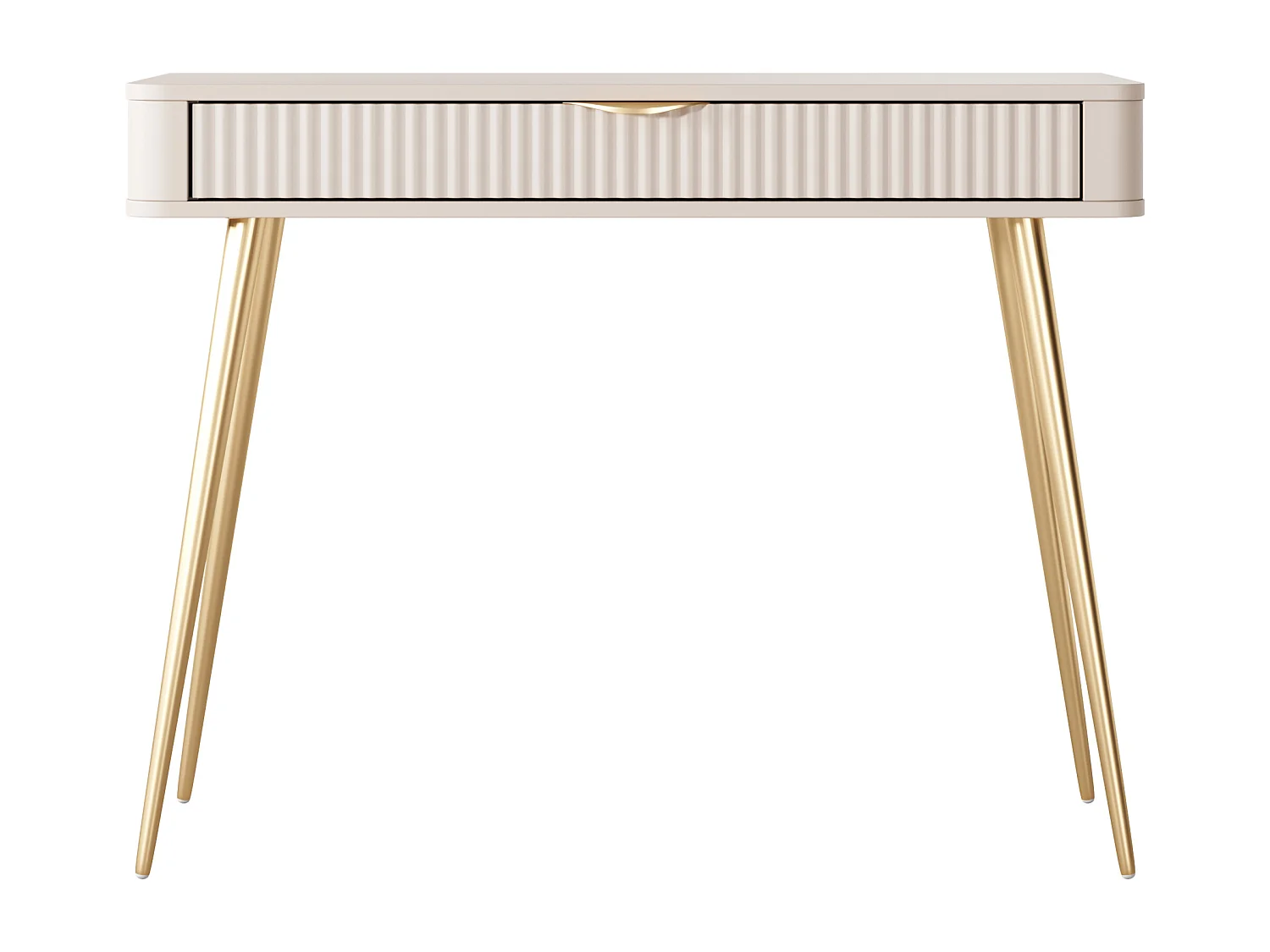 Schminktisch: Beige, 100 x 38 x 78 cm