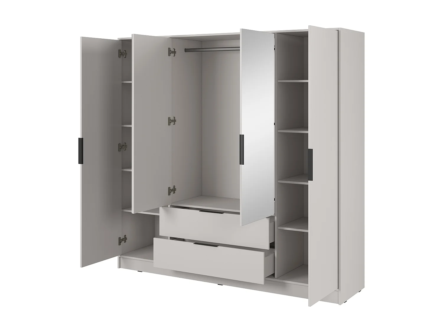 Armadio, cashmere, 206 x 200 x 51 cm