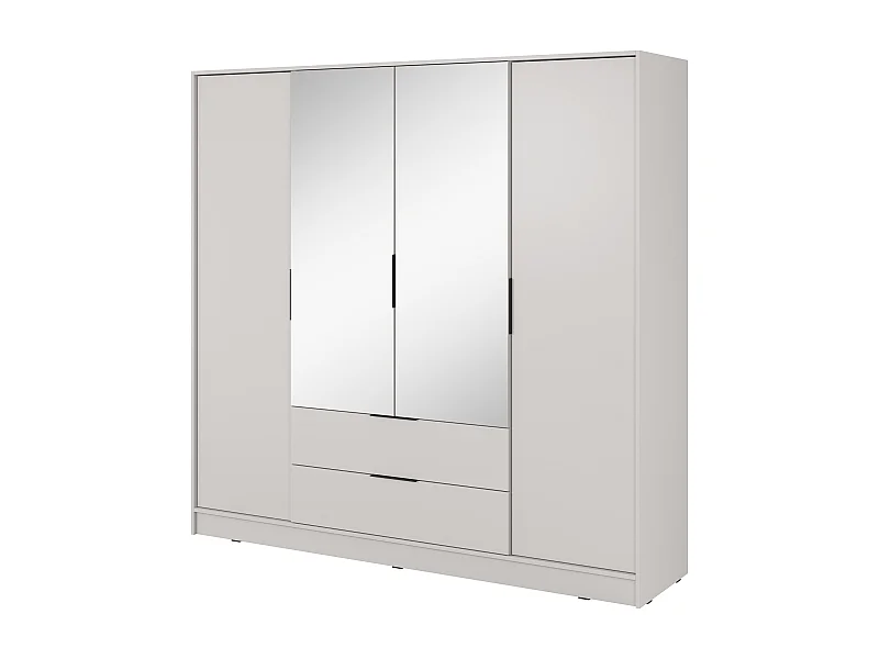 Kleiderschrank, Kaschmir, 206 x 200 x 51 cm