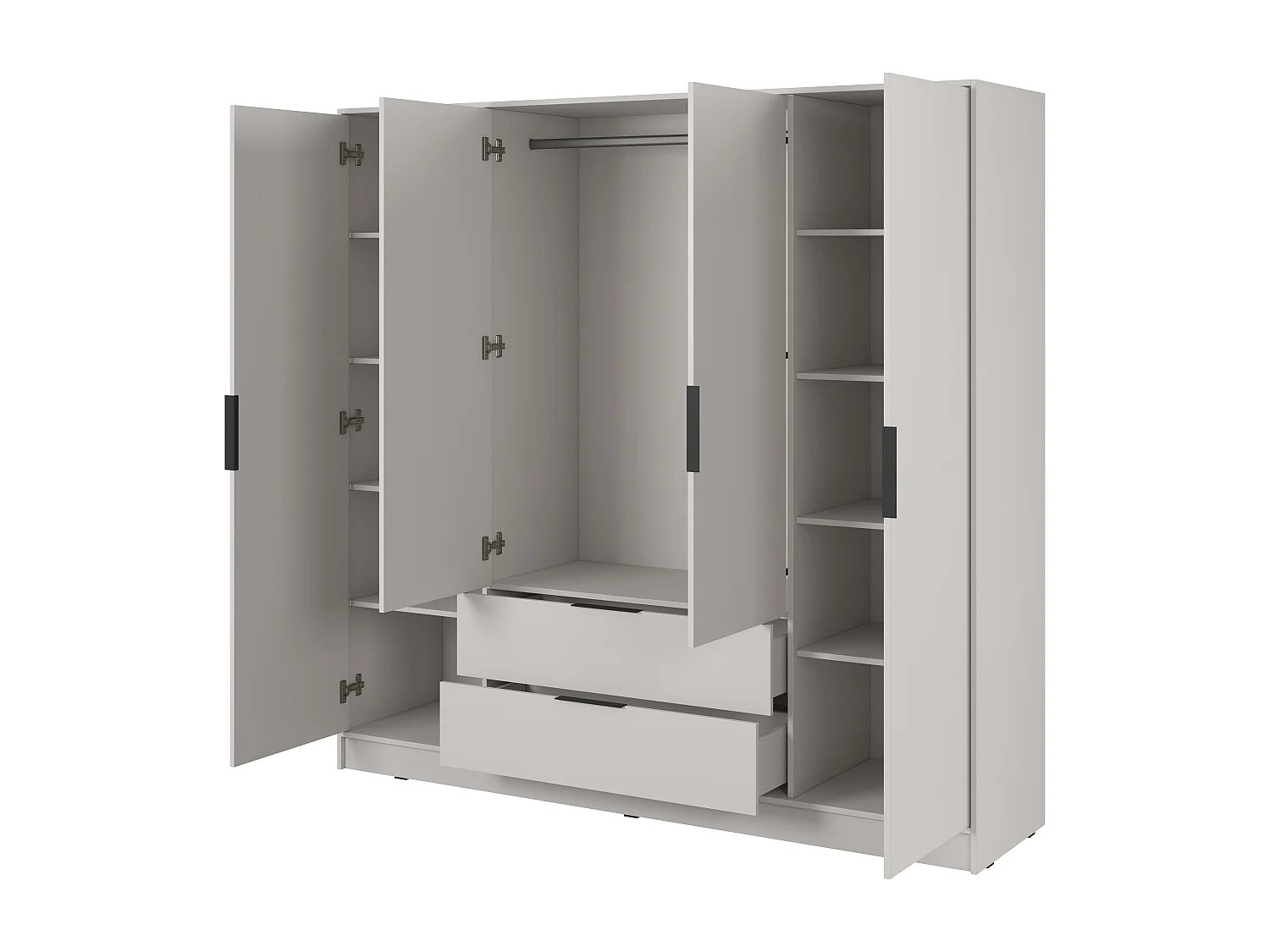 Armadio, cashmere, 206 x 200 x 51 cm