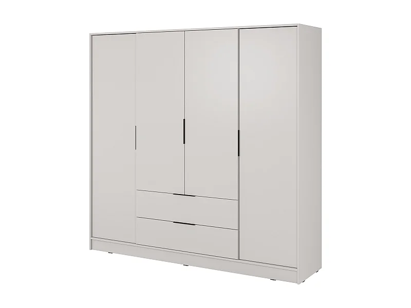 Kleiderschrank, Kaschmir, 206 x 200 x 51 cm