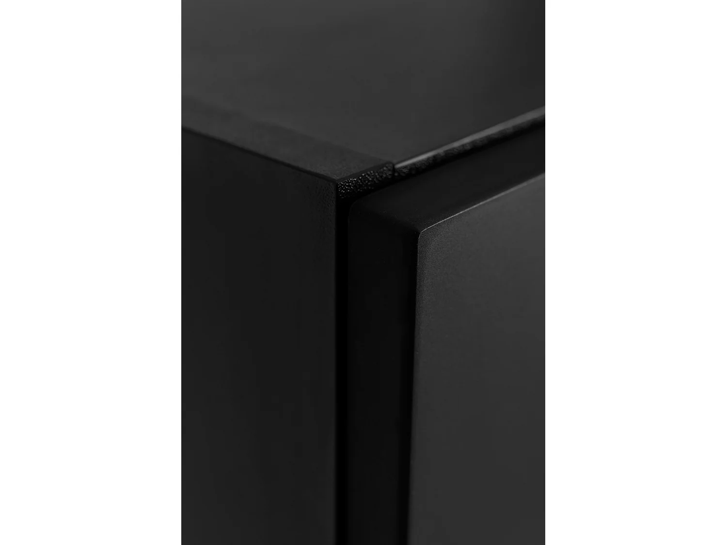 Badezimmer-Wandschrank, schwarz, 35 x 136 x 27 cm