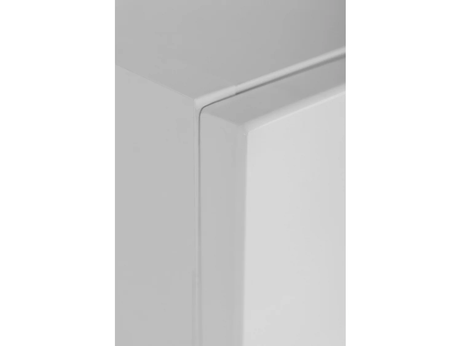 Wandhängender Badezimmerschrank, weiß, 35 x 136 x 27 cm