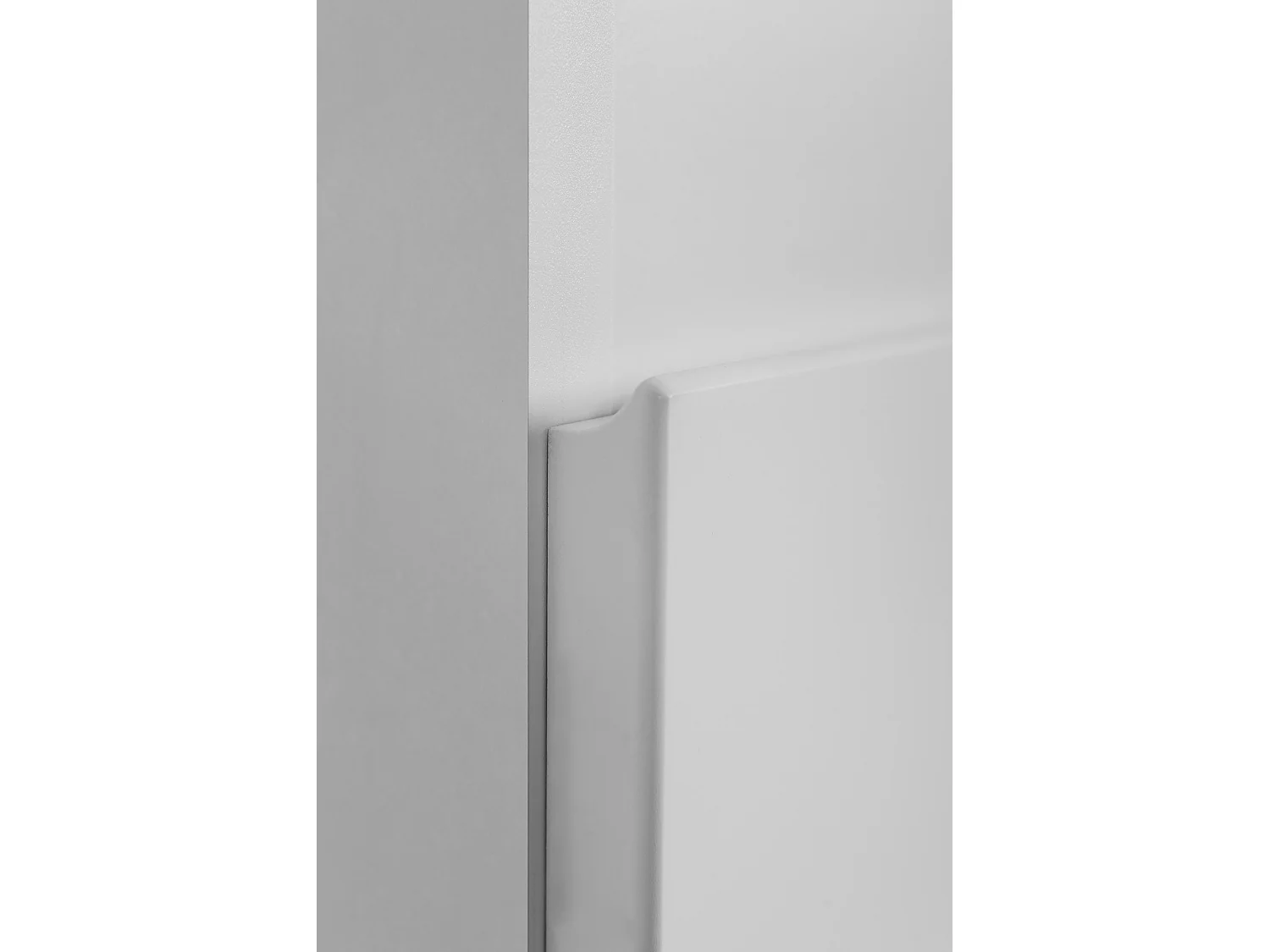 Wandhängender Badezimmerschrank, weiß, 35 x 136 x 27 cm