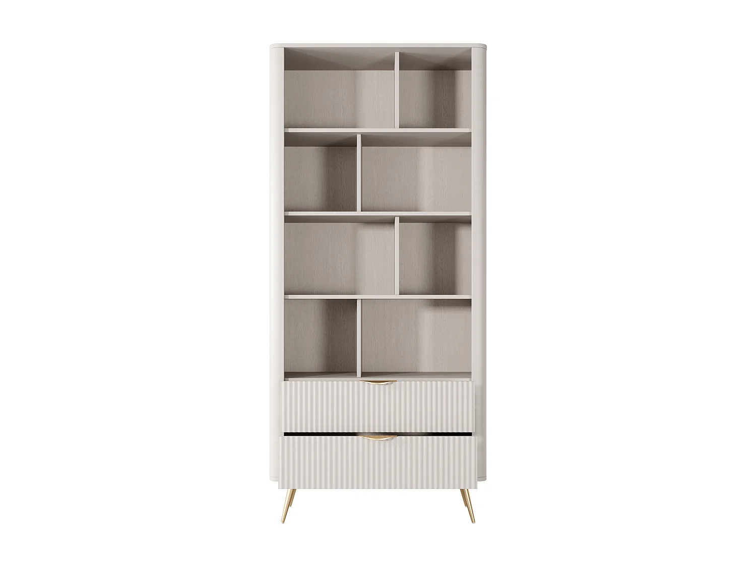 Bücherregal: Beige, 88,2 x 38 x 193,8 cm