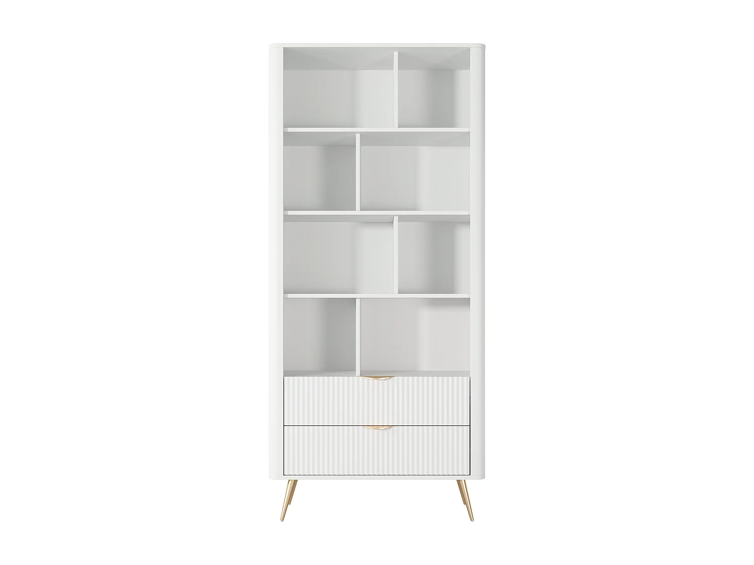 Bücherregal: Weiß, 88,2 x 38 x 193,8 cm