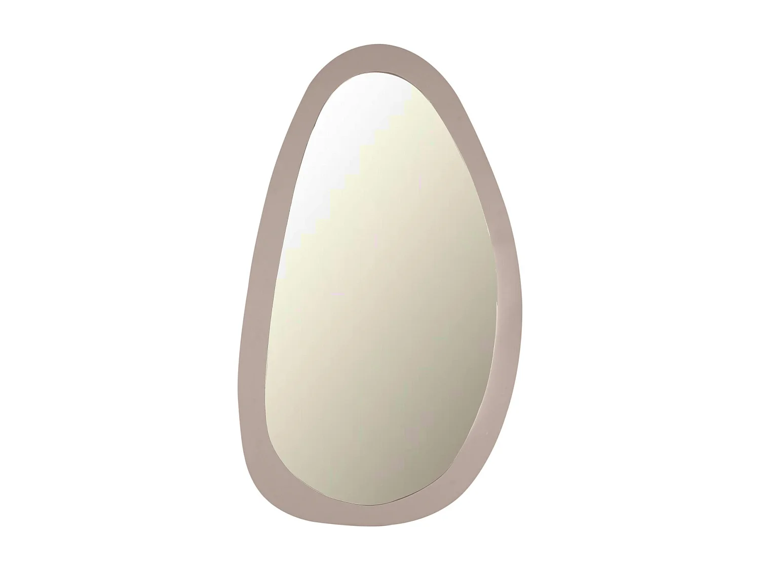Miroir design organique en bois sable 60 x 100 cm ASPEN