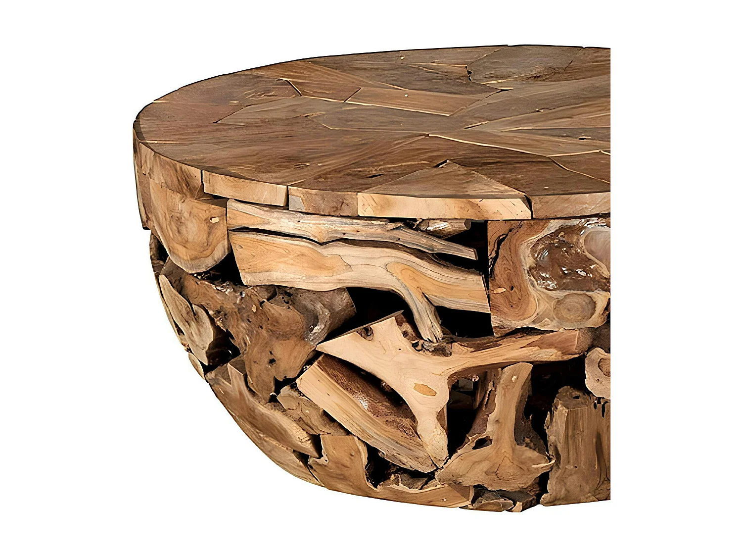 Table basse exotique bois de teck CANADA