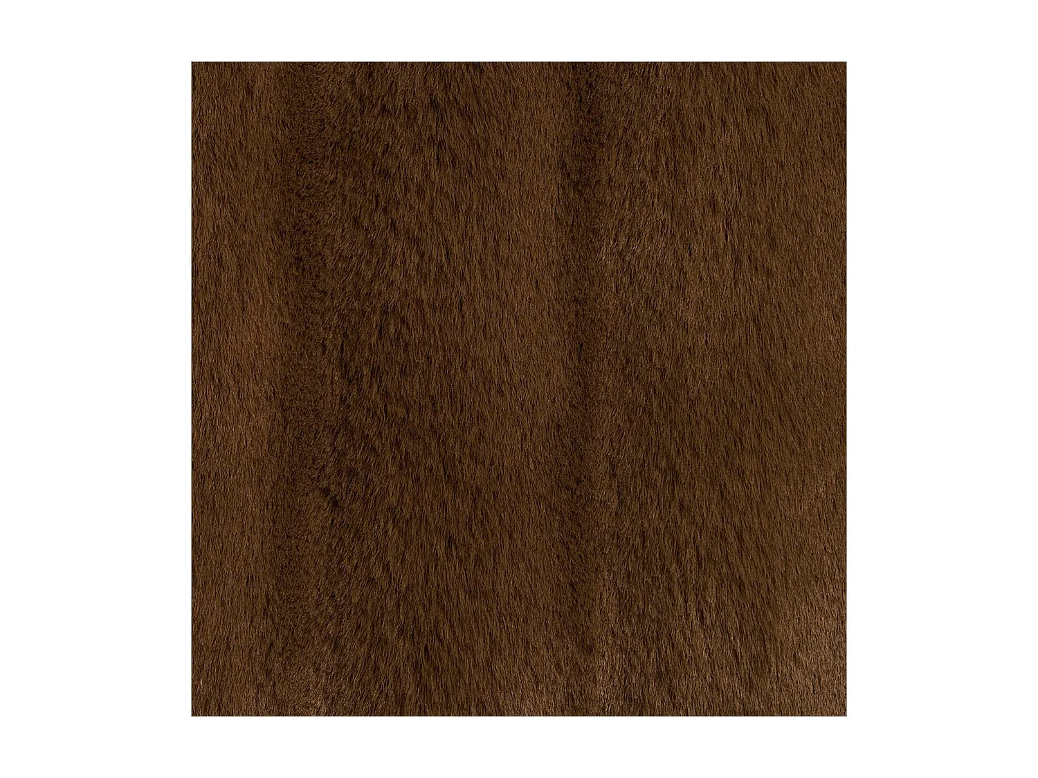 Plaid fausse fourrure marron FALLON