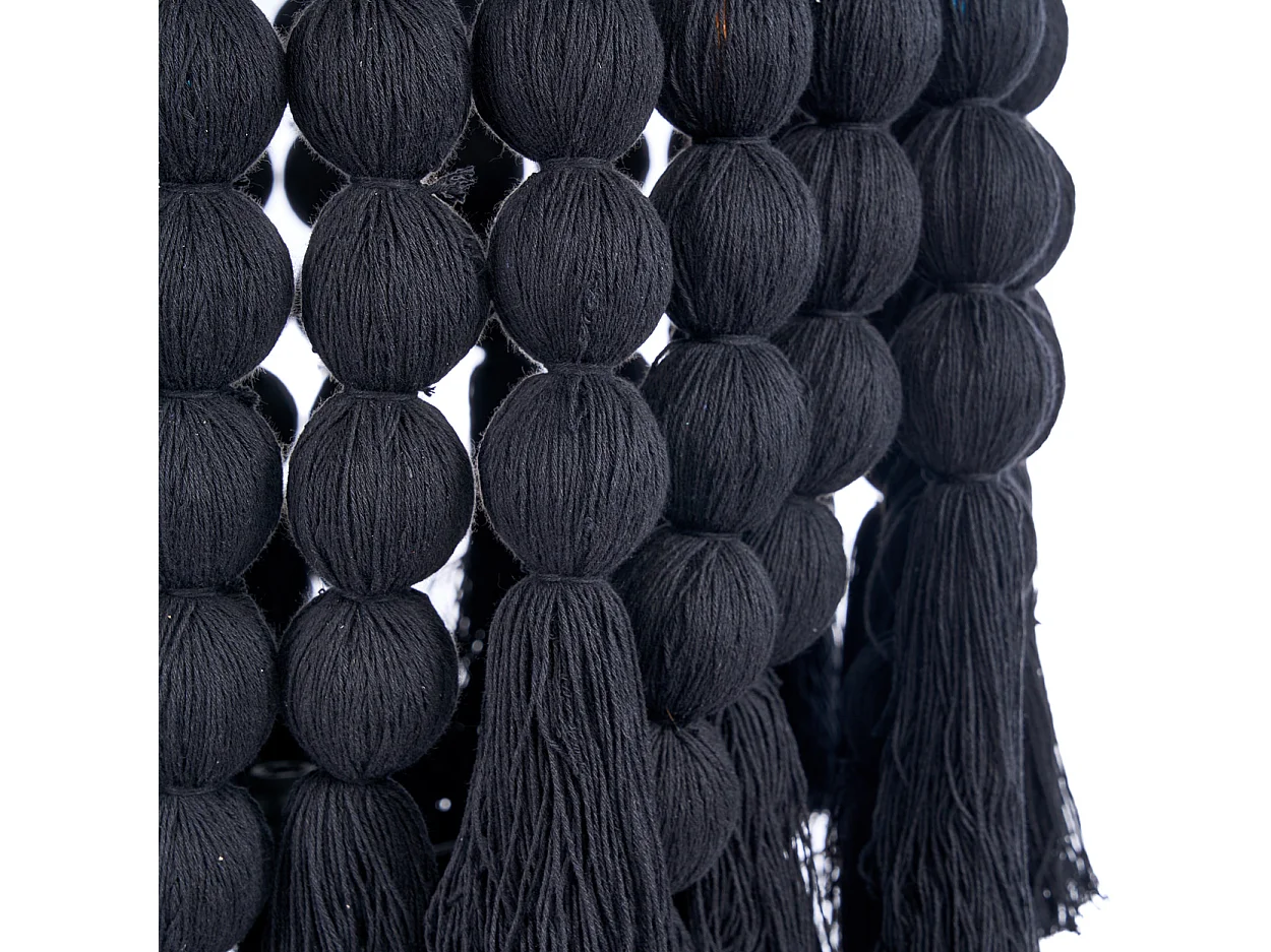 Der Nomad Baumwoll-Kronleuchter - Schwarz - XL