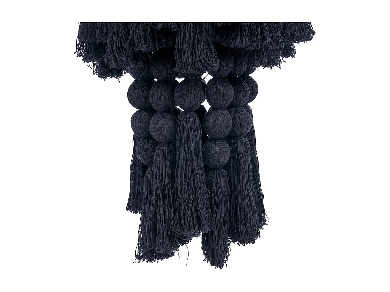 Der Nomad Baumwoll-Kronleuchter - Schwarz - XL