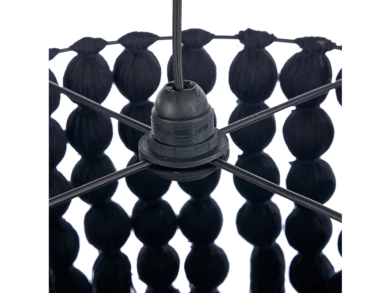 Der Nomad Baumwoll-Kronleuchter - Schwarz - XL