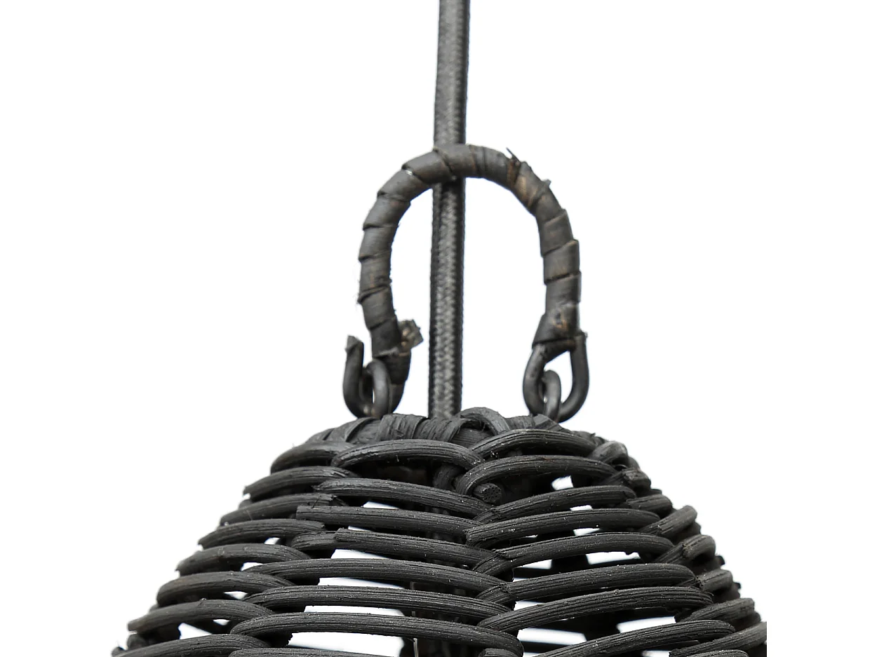 La Lámpara Colgante Bala - Negra - S