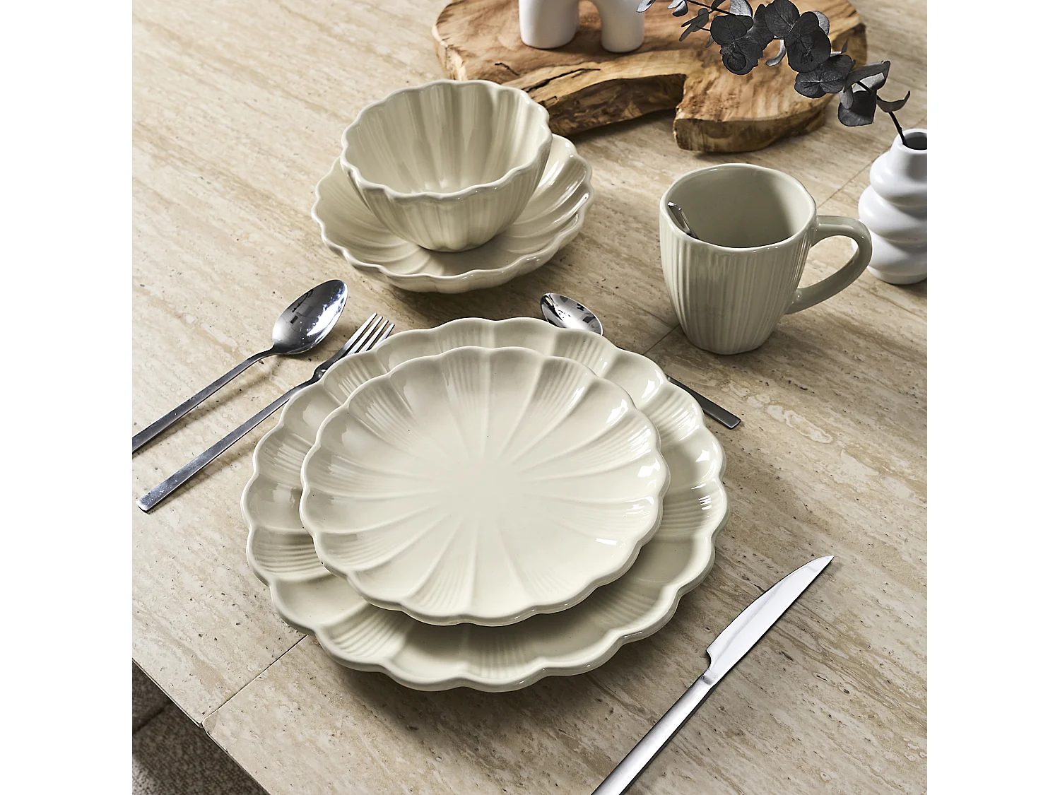 Bol Calista Ecru 55cl Beige