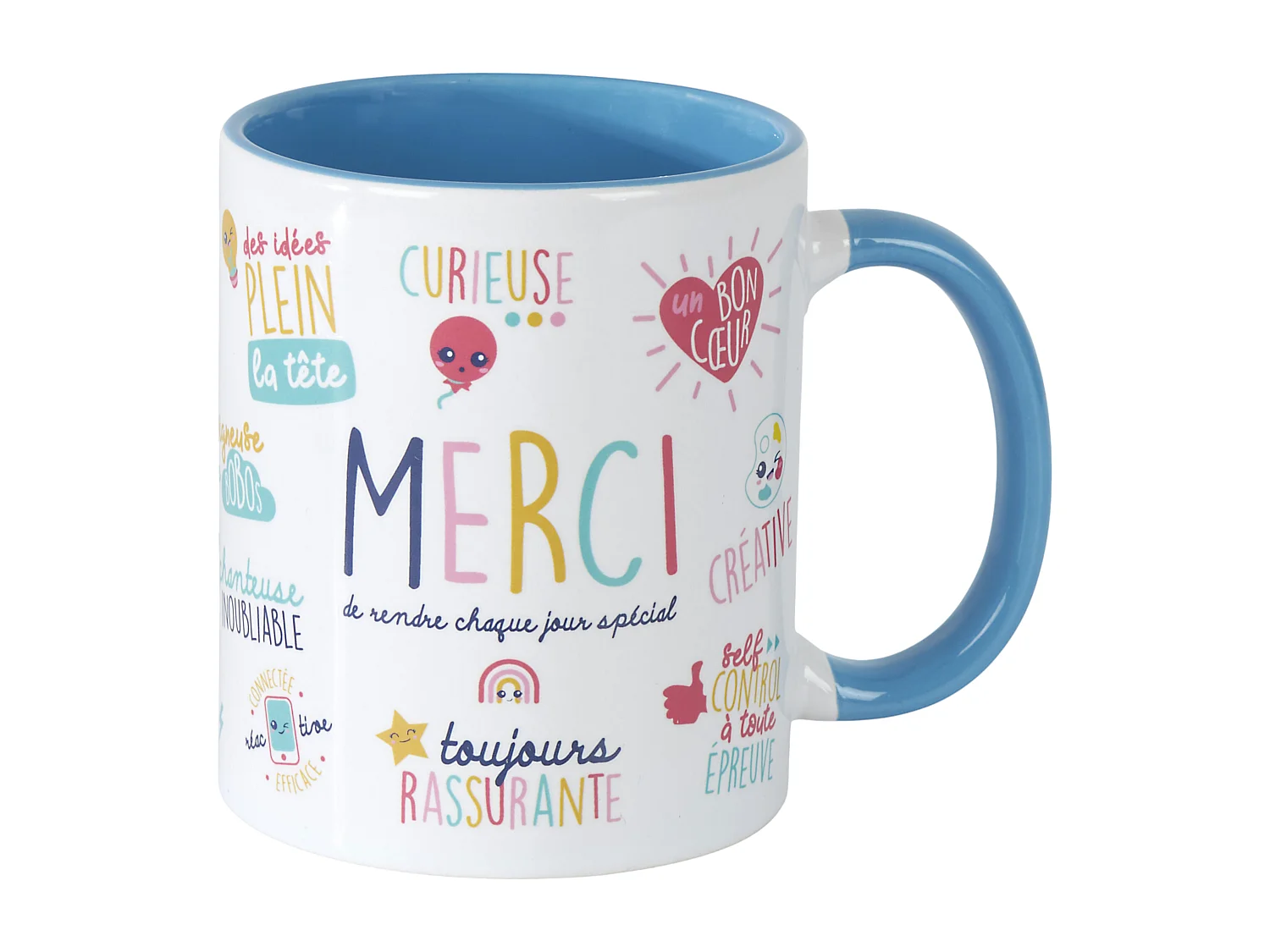 Mug Merci Maitresse 30cl Multicolore