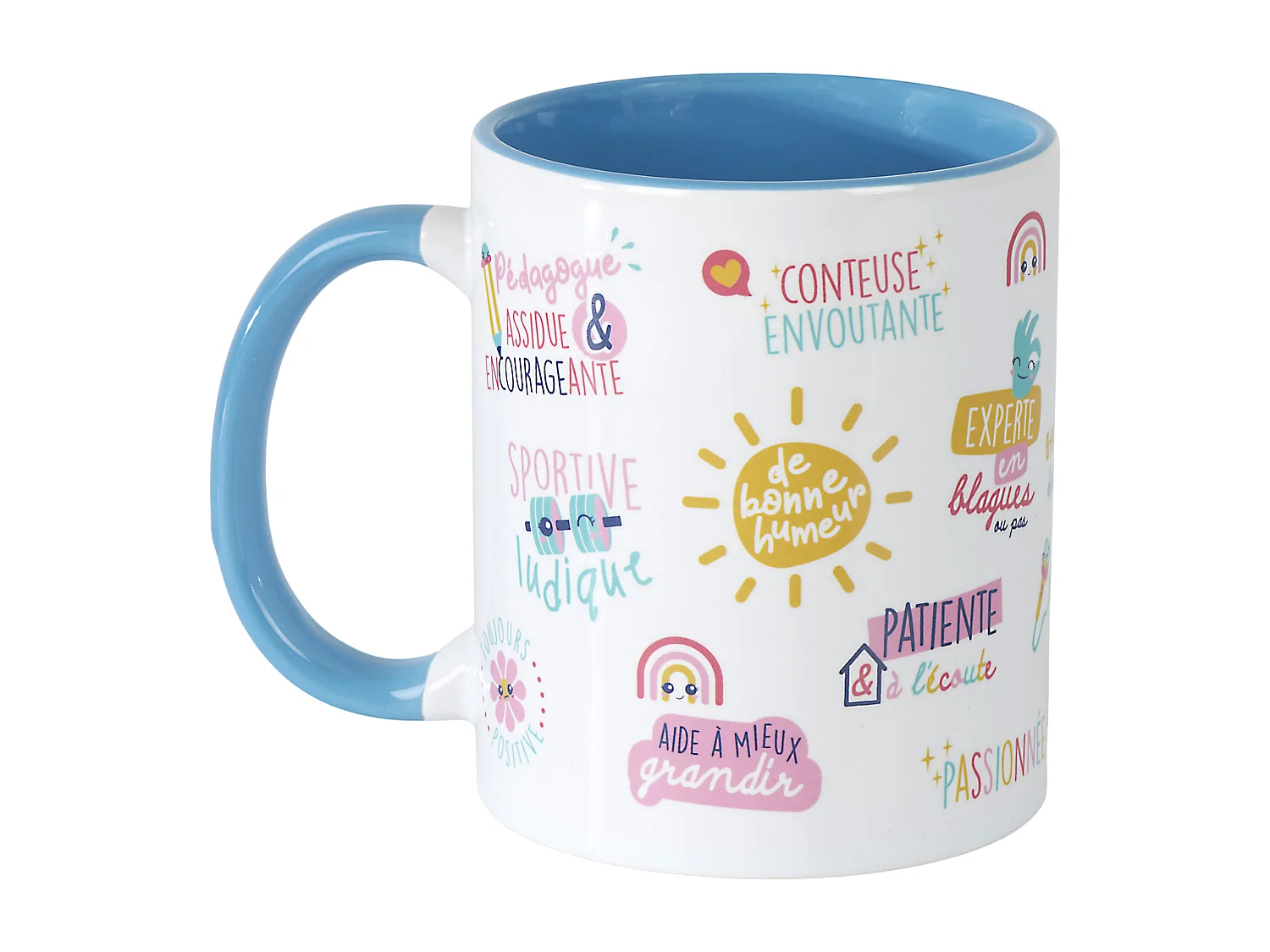 Mug Merci Maitresse 30cl Multicolore