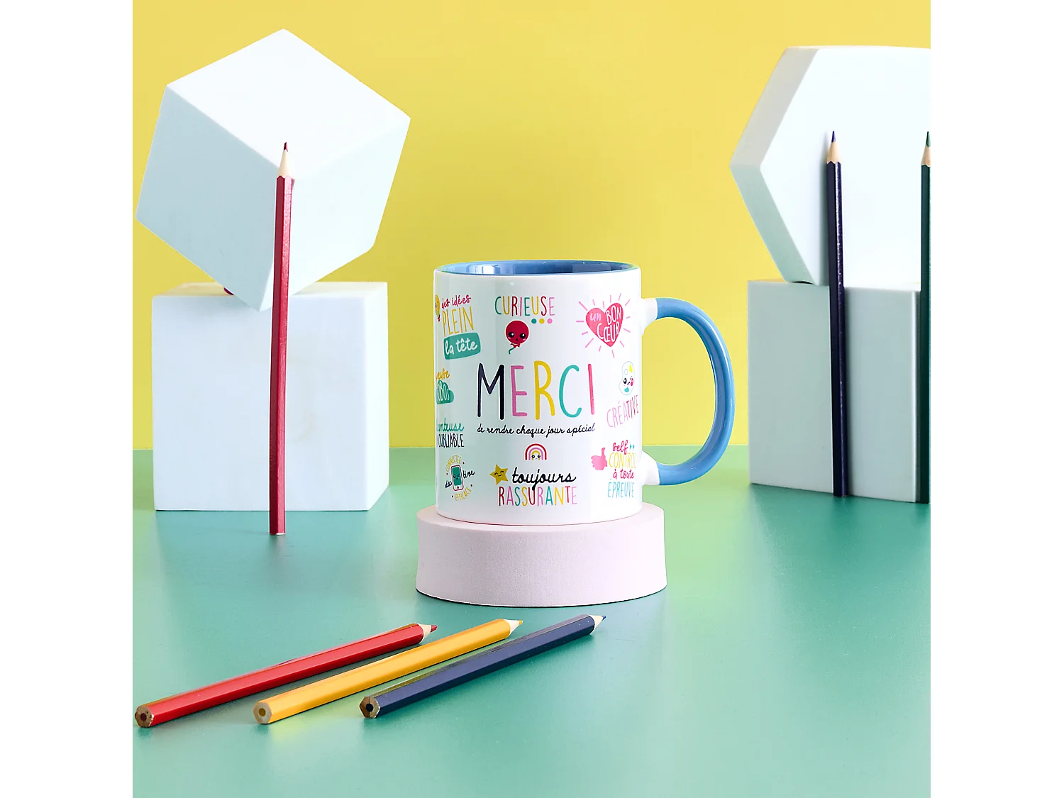 Mug Merci Maitresse 30cl Multicolore