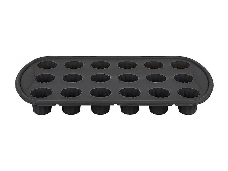 Moule à 18 mini cannelés en silicone gris - HORNO