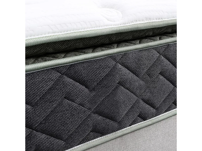 Matelas 180 x 200 cm hybride ressorts ensachés et mousses – SPIRIT