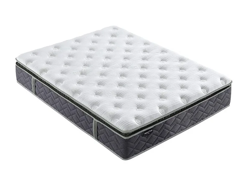 Matelas 180 x 200 cm hybride ressorts ensachés et mousses – SPIRIT