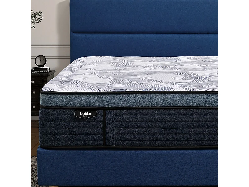 Matelas 140x190 cm hybride avec surmatelas ressorts ensachés – DAWN