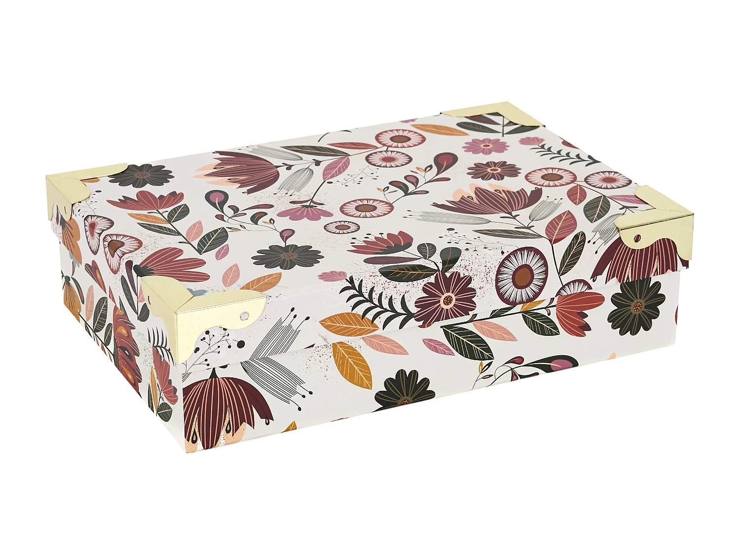 Lot de 6 Boîtes de Rangement - HOME DECO FACTORY - Pratiques - Chic - Multicolore