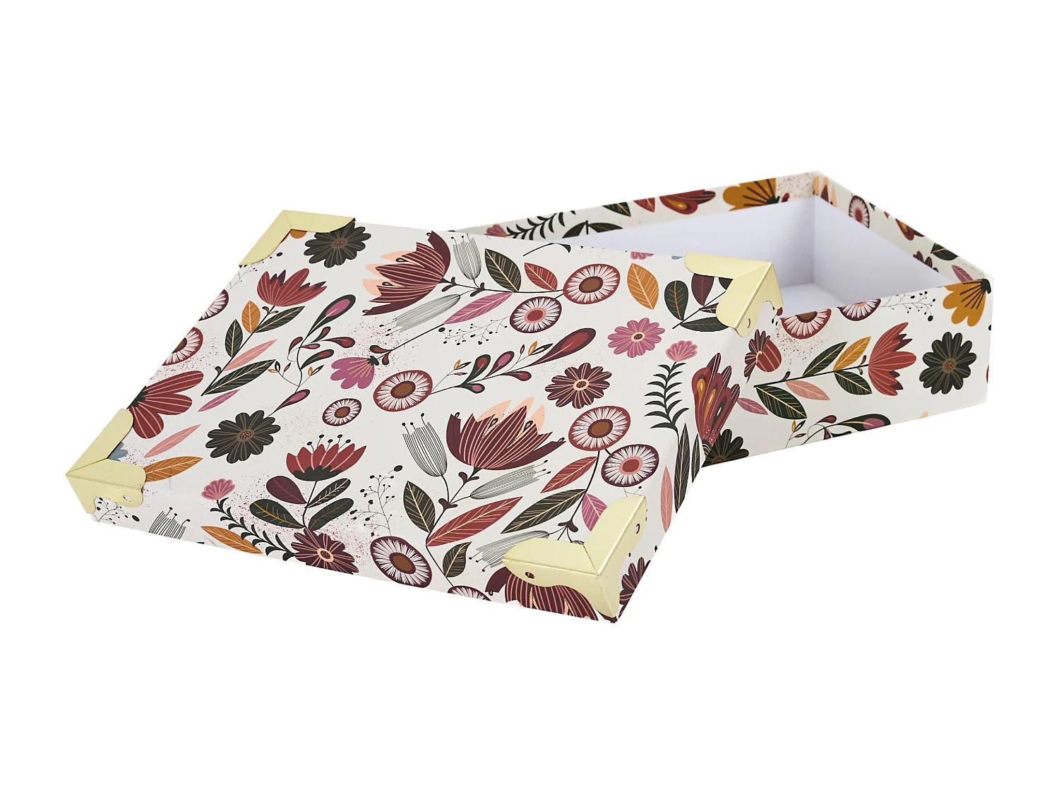 Lot de 6 Boîtes de Rangement - HOME DECO FACTORY - Pratiques - Chic - Multicolore