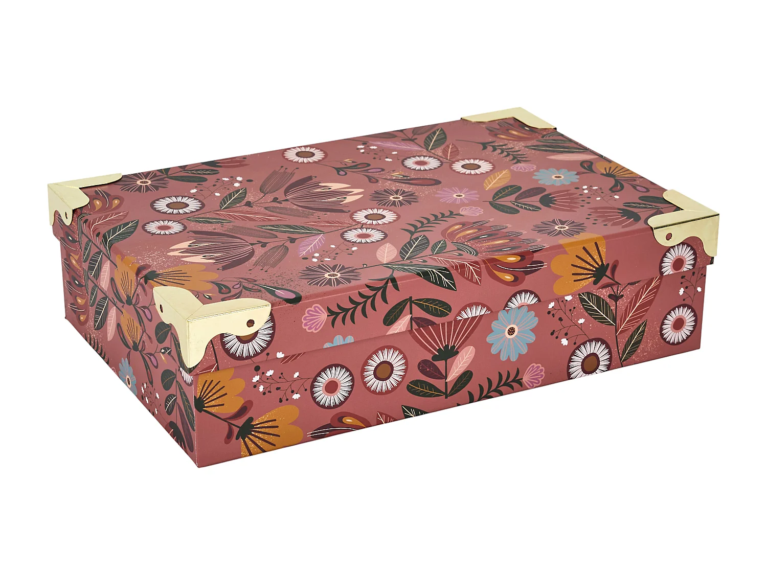 Lot de 6 Boîtes de Rangement - HOME DECO FACTORY - Pratiques - Chic - Multicolore