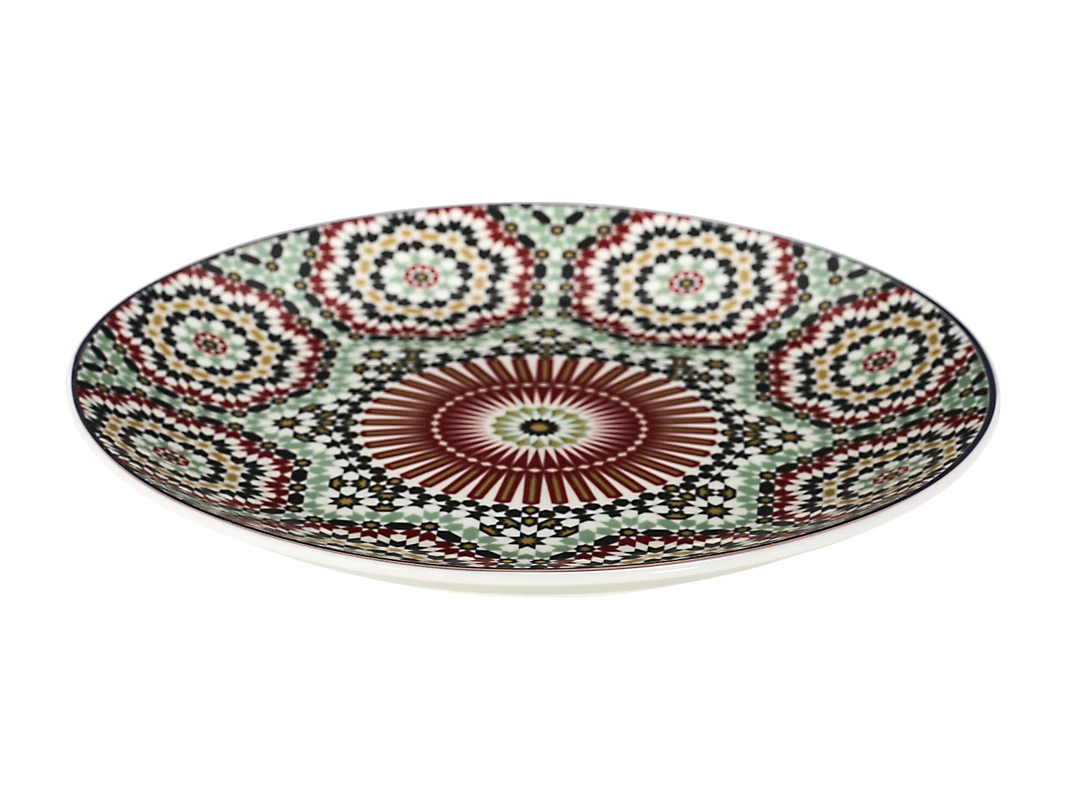 Assiette Zahra D20cm Multicolore