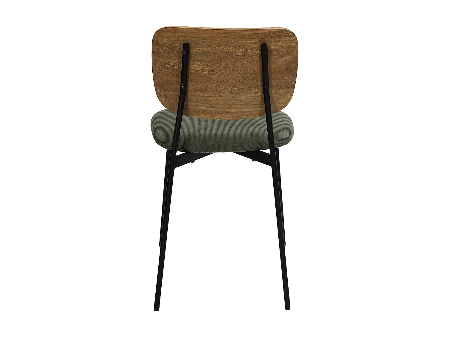 Lot de 4 Chaises - HOME DECO FACTORY - Jules - Design Épuré - Vert