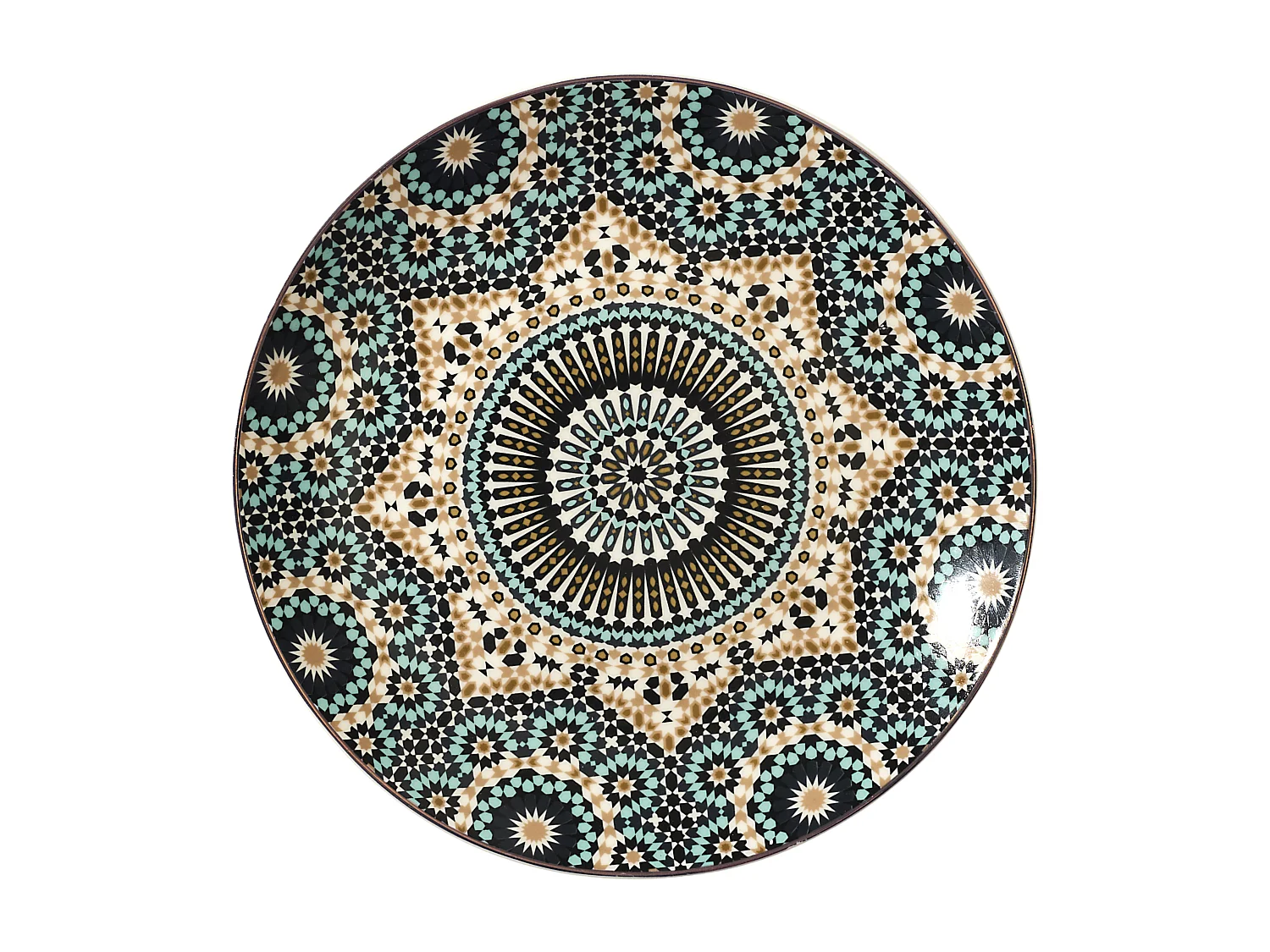 Assiette Noura D20cm Multicolore