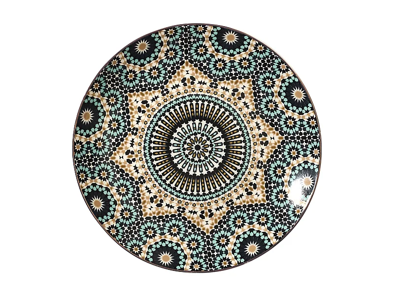 Assiette Noura D20cm Multicolore