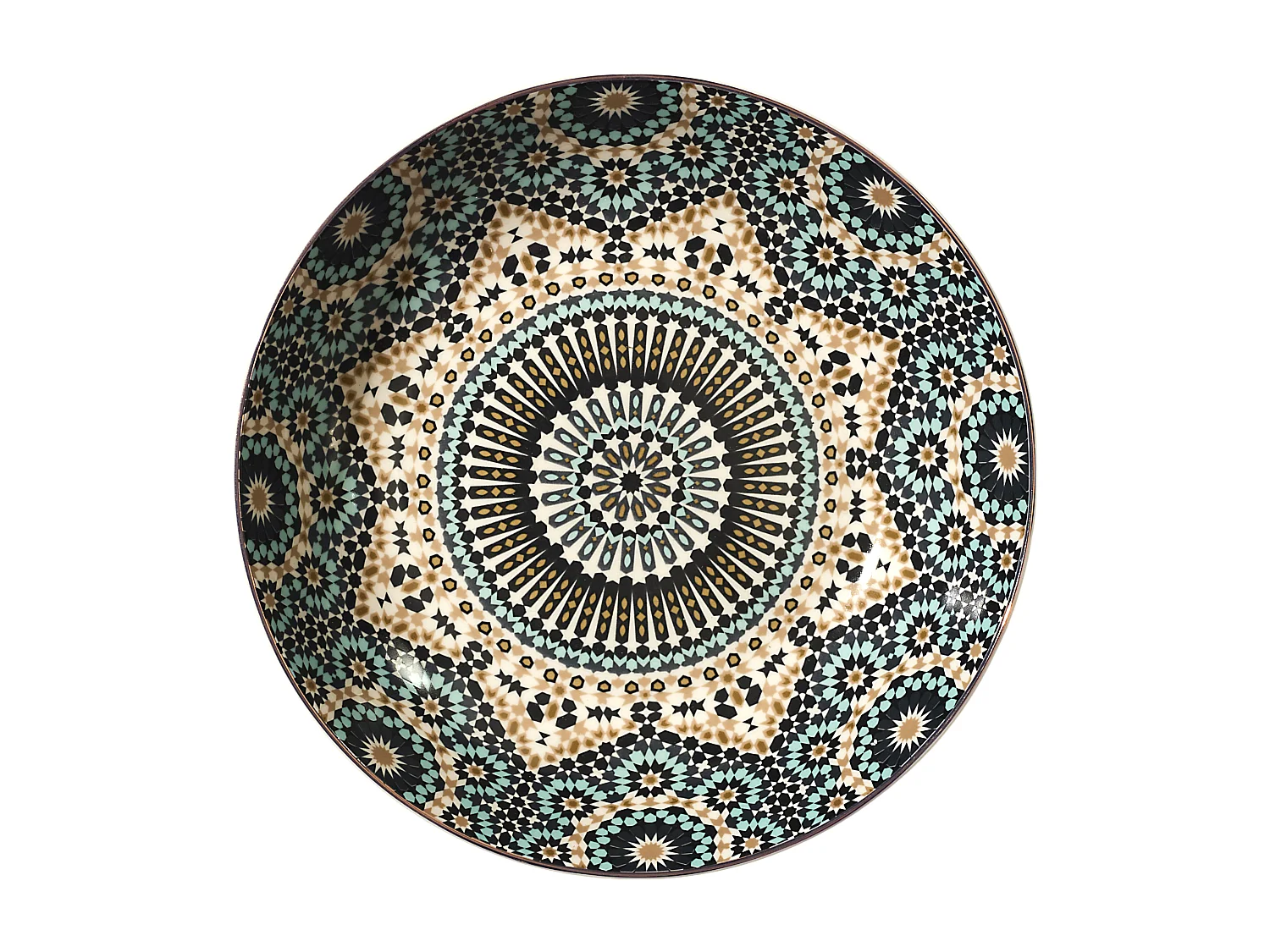 Assiette Creuse Noura D20cm Multicolore