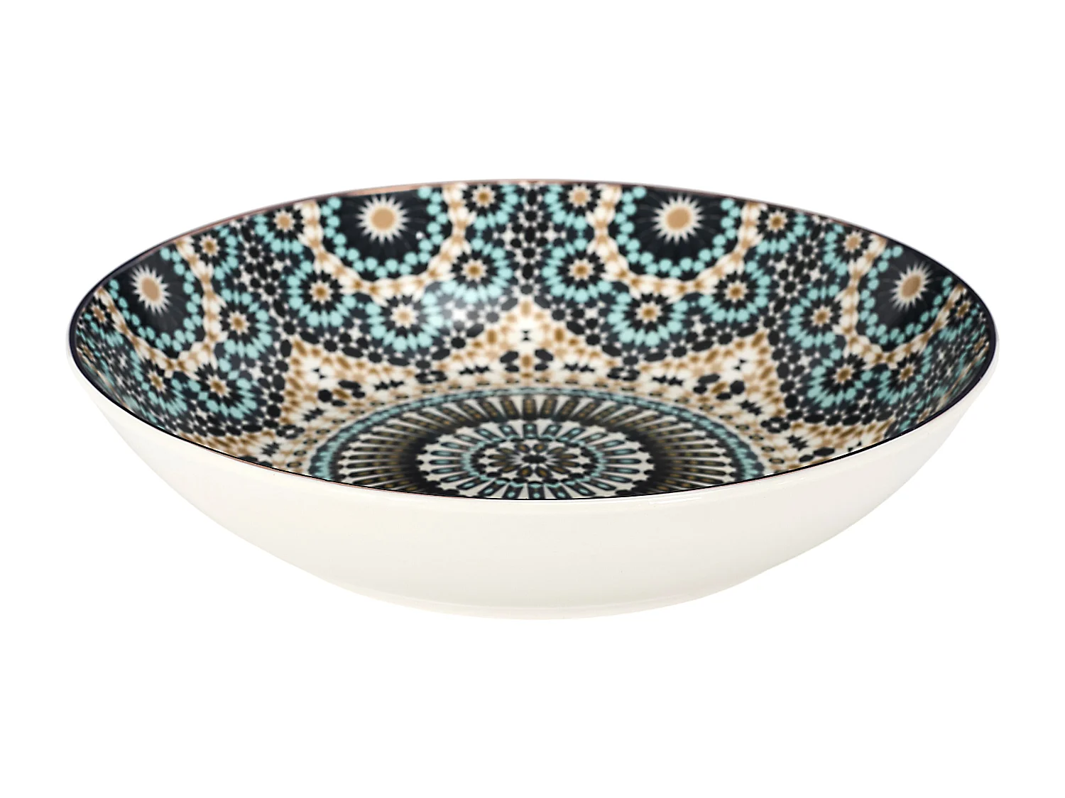 Assiette Creuse Noura D20cm Multicolore