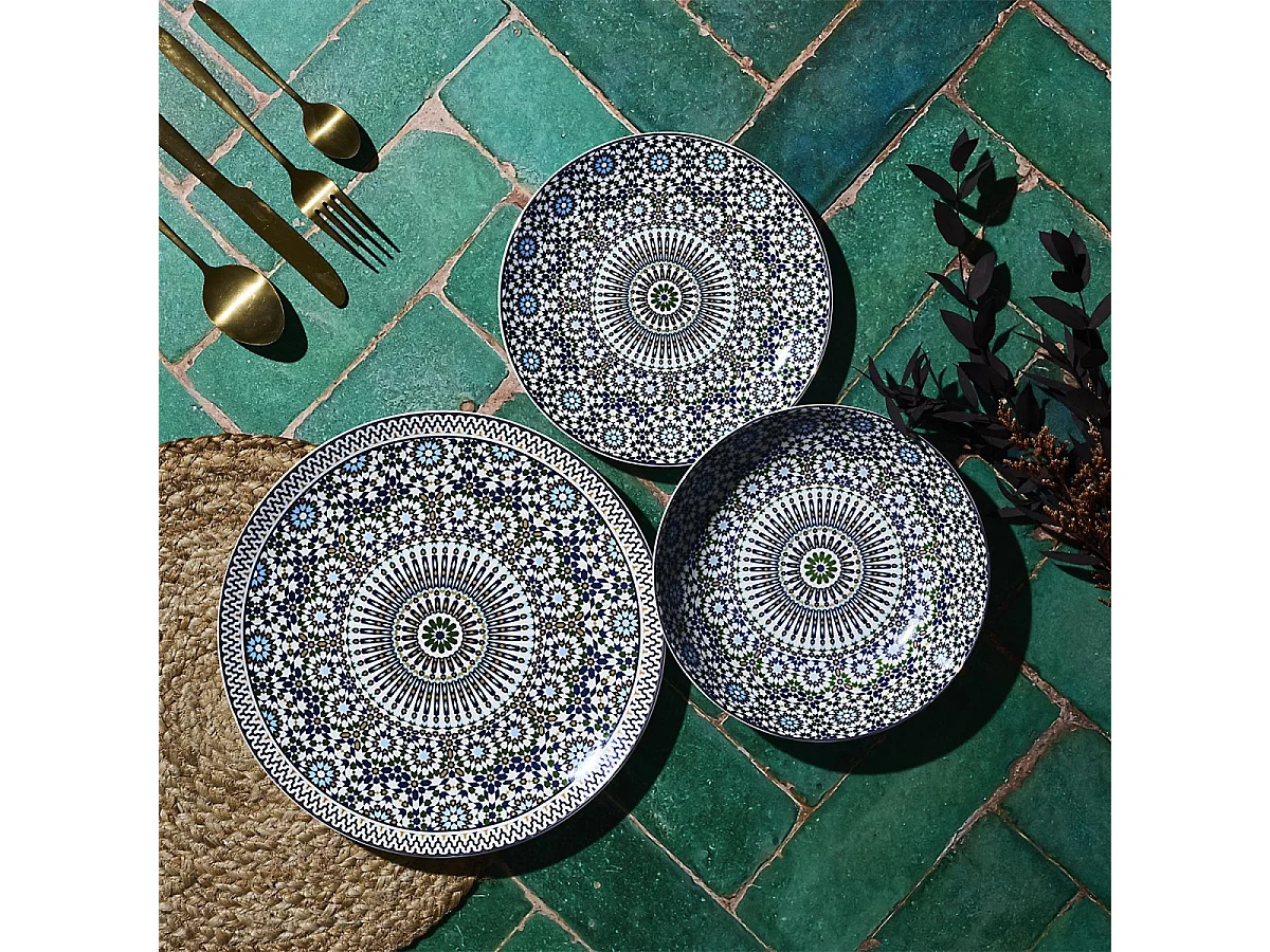 Assiette Sana D20cm Multicolore