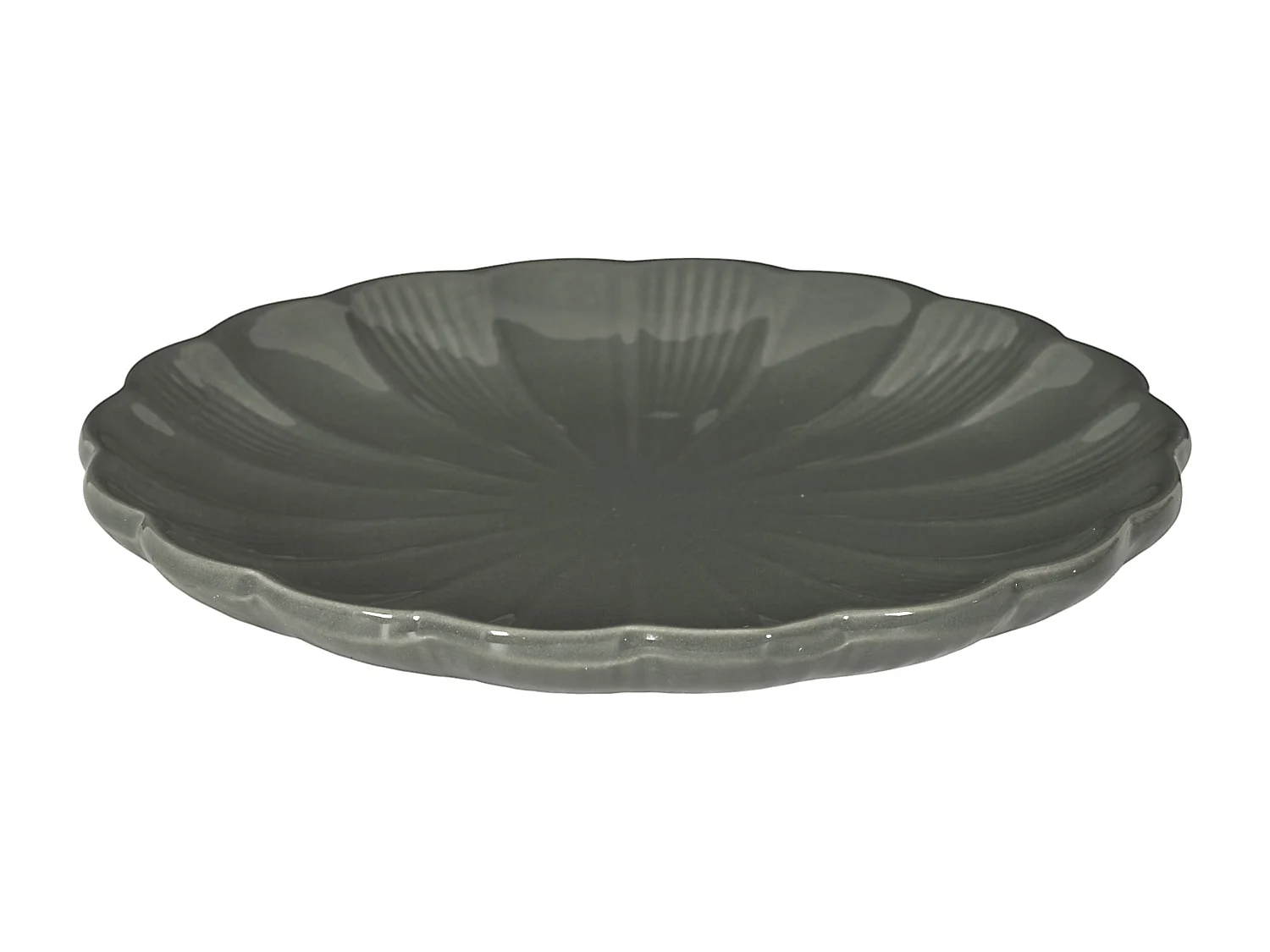 Assiette Calista Gris D20cm Gris
