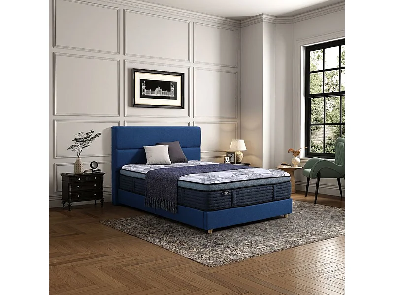 Matelas 180x200 cm hybride avec surmatelas ressorts ensachés – DAWN