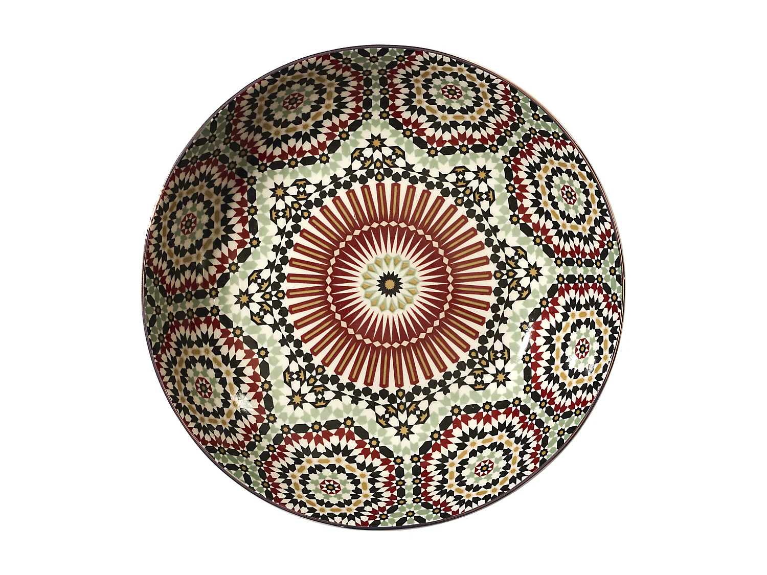 Assiette Creuse Zahra D20cm Multicolore