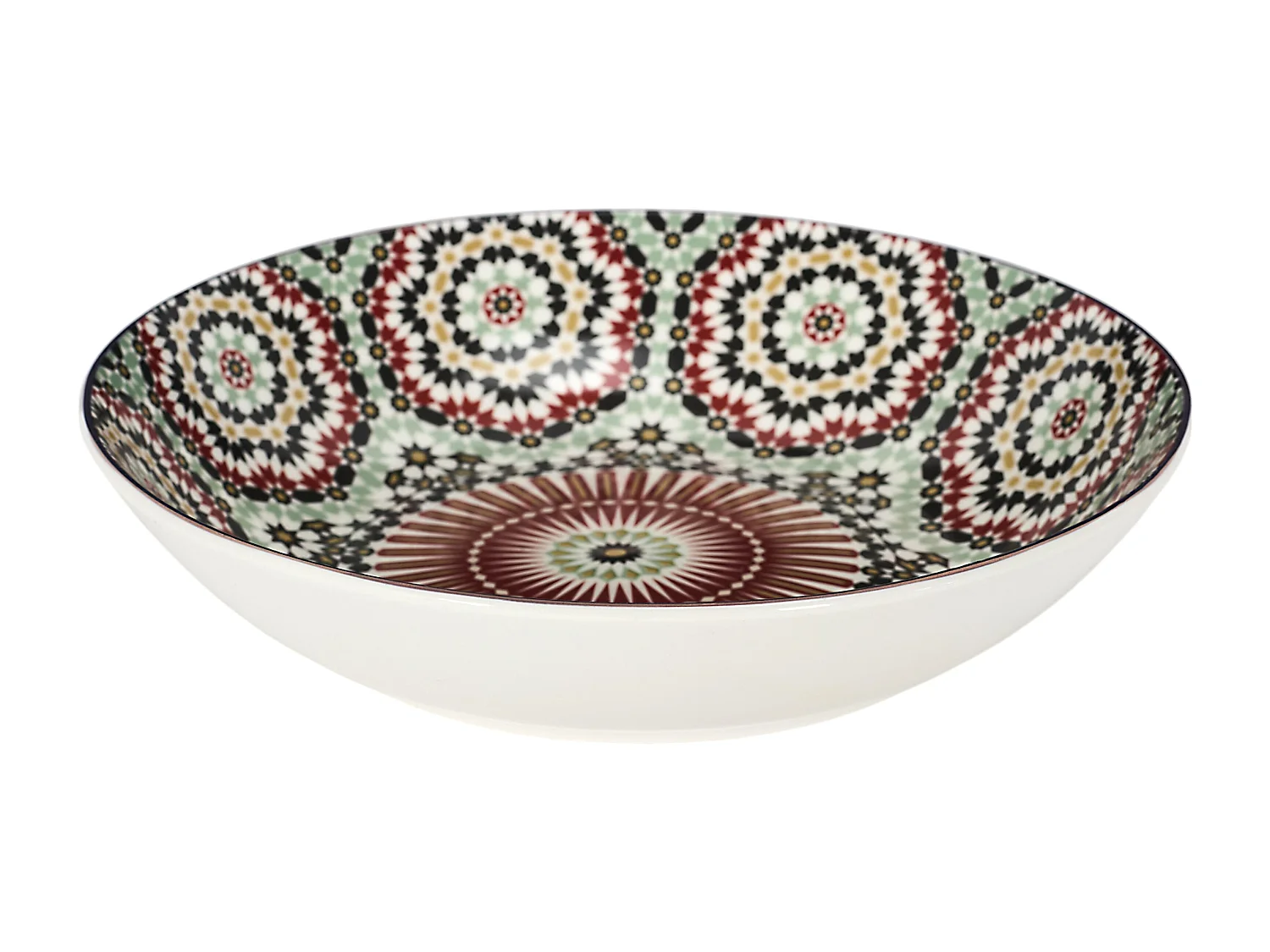 Assiette Creuse Zahra D20cm Multicolore