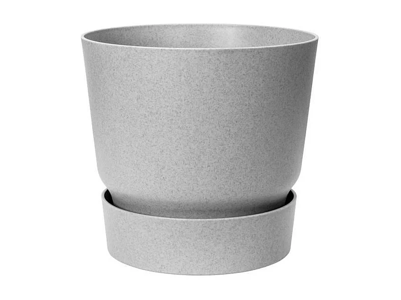 Maceta redonda 40 - Exterior Ø 39 x 36,8 cm - Living hormigón gris