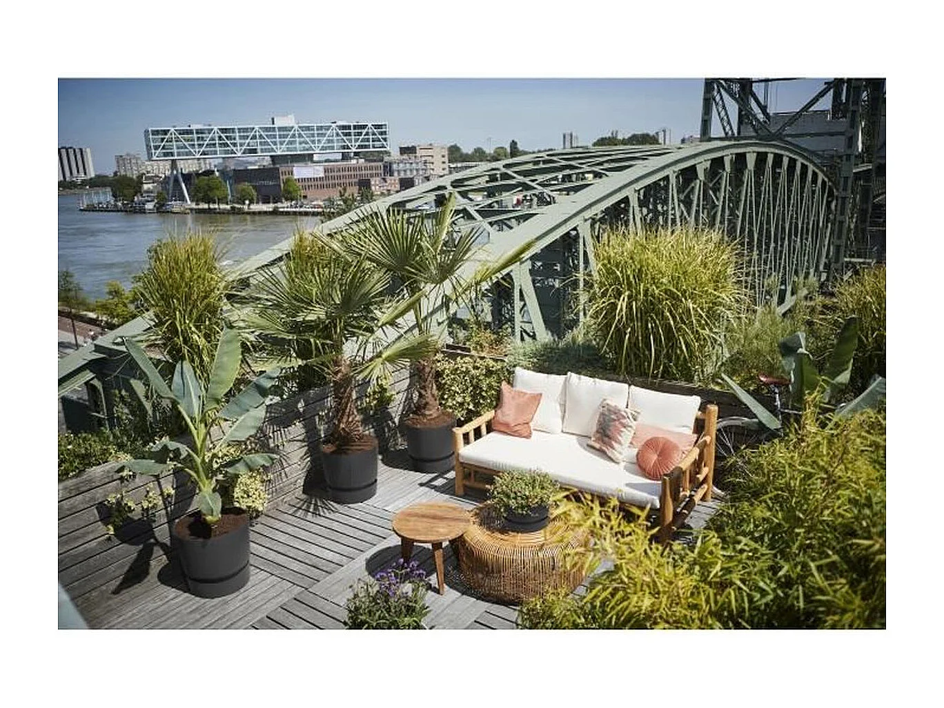 Maceta redonda 40 - Exterior Ø 39 x 36,8 cm - Living negro