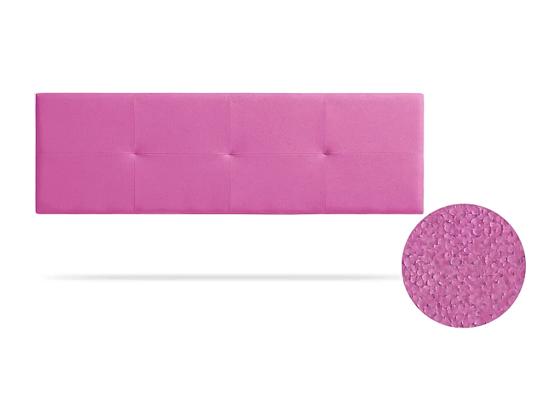 Tête de Lit Tapisée ALTEA Aqualine 170x50x5 cm - Fuchsia - Moonia