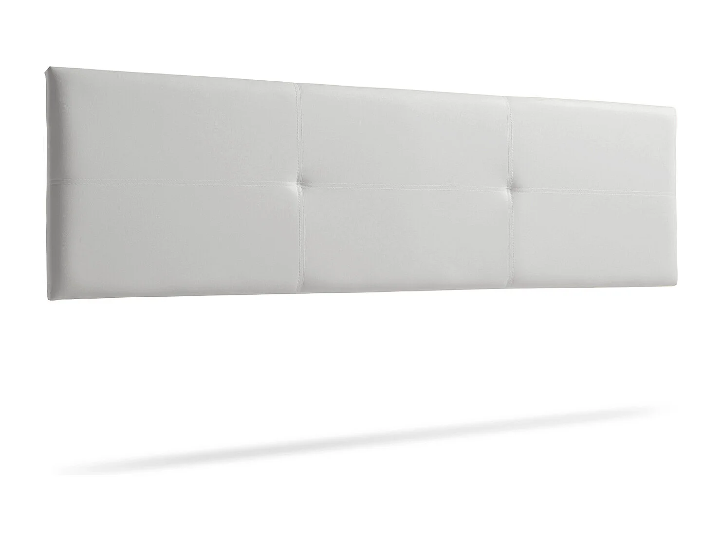 Hoofddeel Bekleed ALMA Kunstleer 90x50x5 cm - Lichtgrijs - Moonia