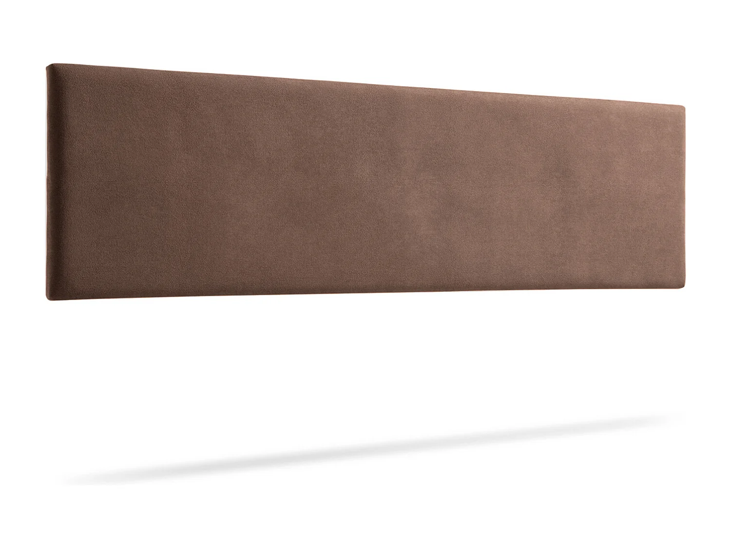 Tête de Lit Tapisée NOVA Aqualine 145x50x5 cm - Chocolat - Moonia